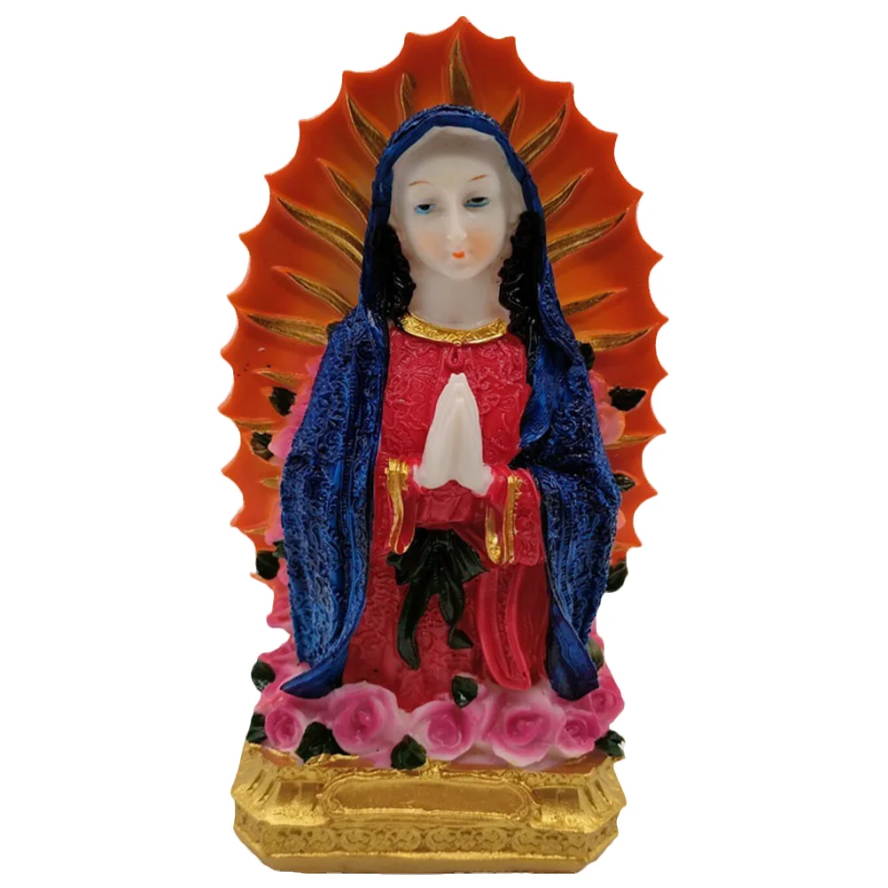 

Decor Resin Craft Figurine Statue Church Virgin Mary Decoration Madonna Sculpture