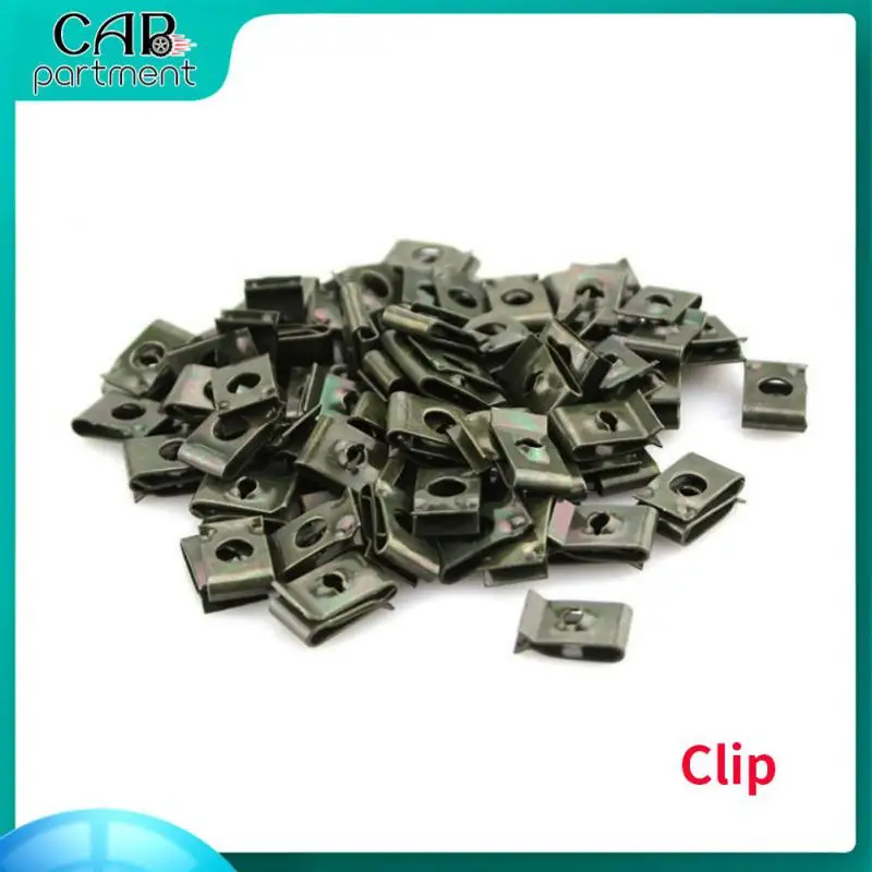 

Convenient Nut Card Clip High Strength And Hardness Iron Sheet Durable Portable Iron Clip Automobile Parts Self-tapping Screw