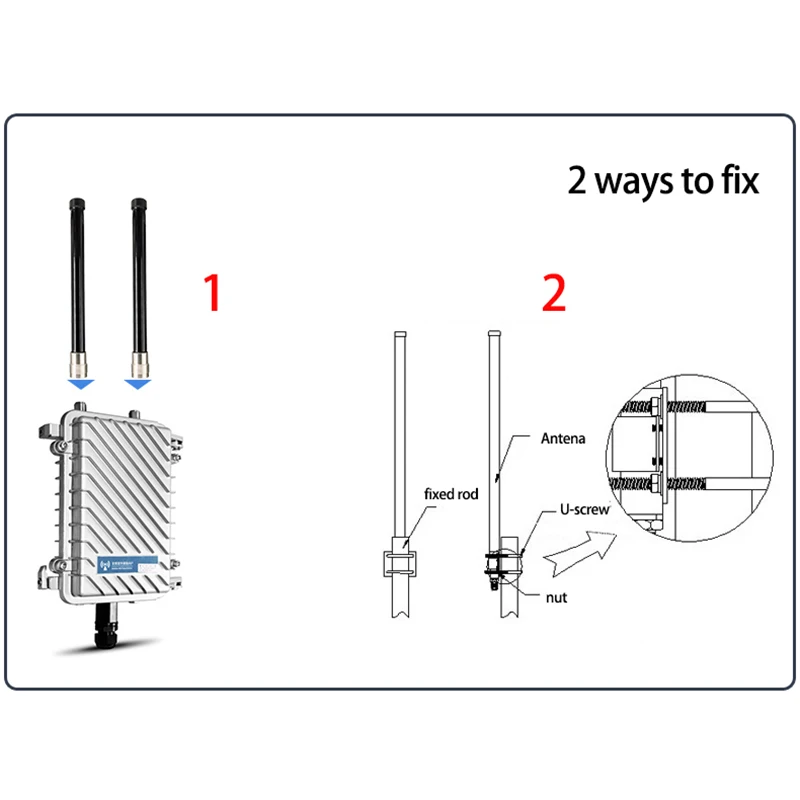 LORA Antenna 433/470MHz Outdoor Long Range Omni Signal Booster Amplifier Waterproof FRP Antenna for AP Station Base Iot Gateway