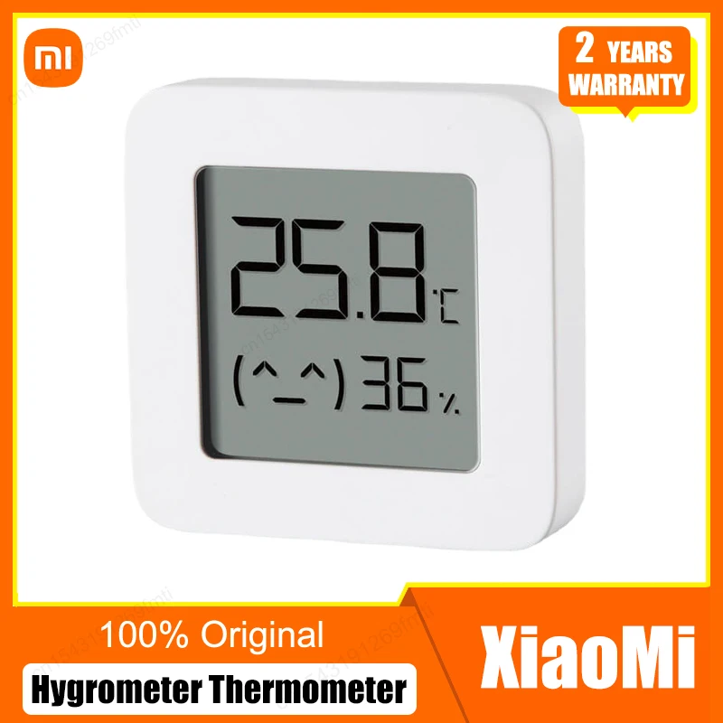 

Оригинальный Bluetooth-термометр XIAOMI 2, умный ЖК-дисплей, домашний гигрометр, термометр, работает с приложением