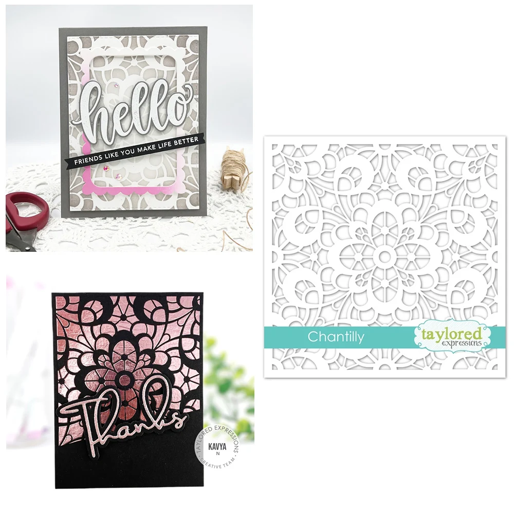 

New Arrival Rectangle Pattern Plastic Stencil For Diy Scrapbook Template Hand Account Album Greeting Card Making Craft