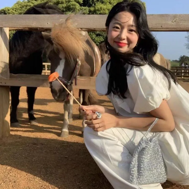 Fever Same Style 2023 Korean New Exquisite Bow Pearl Stud Earrings for Women Heart Shape  Anime Earring Girl Temperament Jewelry