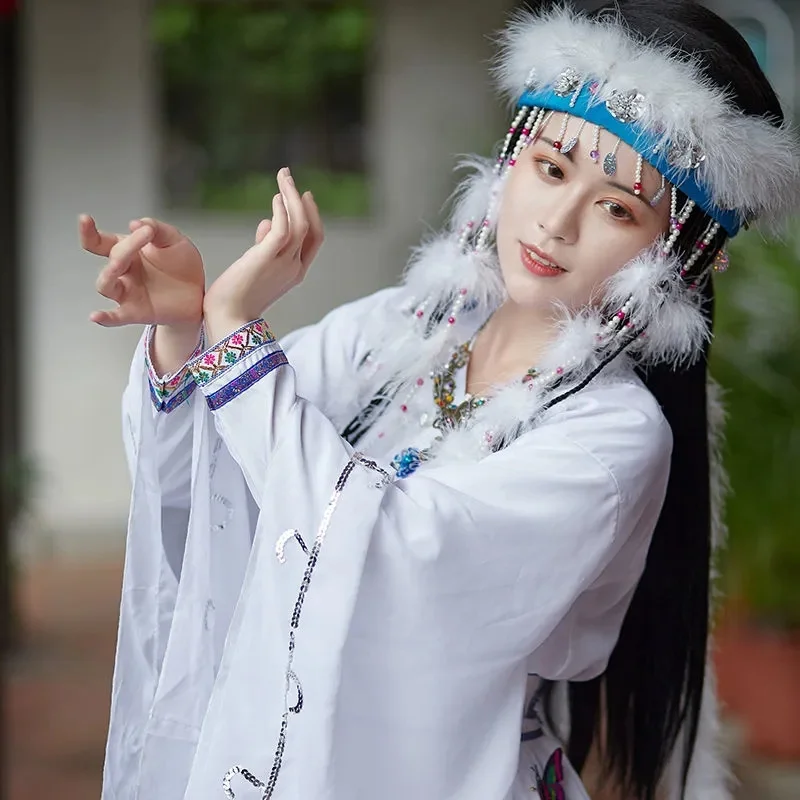 Women 3-piece set 2022 New Female Spring Summer Ancient Costume Movies Suit As Shown In The Main Figure Matching Decoration