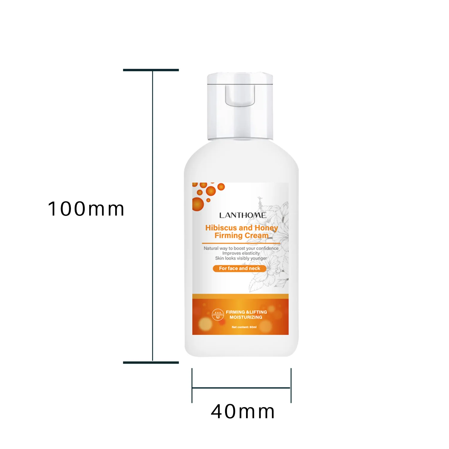 Медовый крем с гибискусом для подтяжки морщин и укрепляющий ухода за лицом