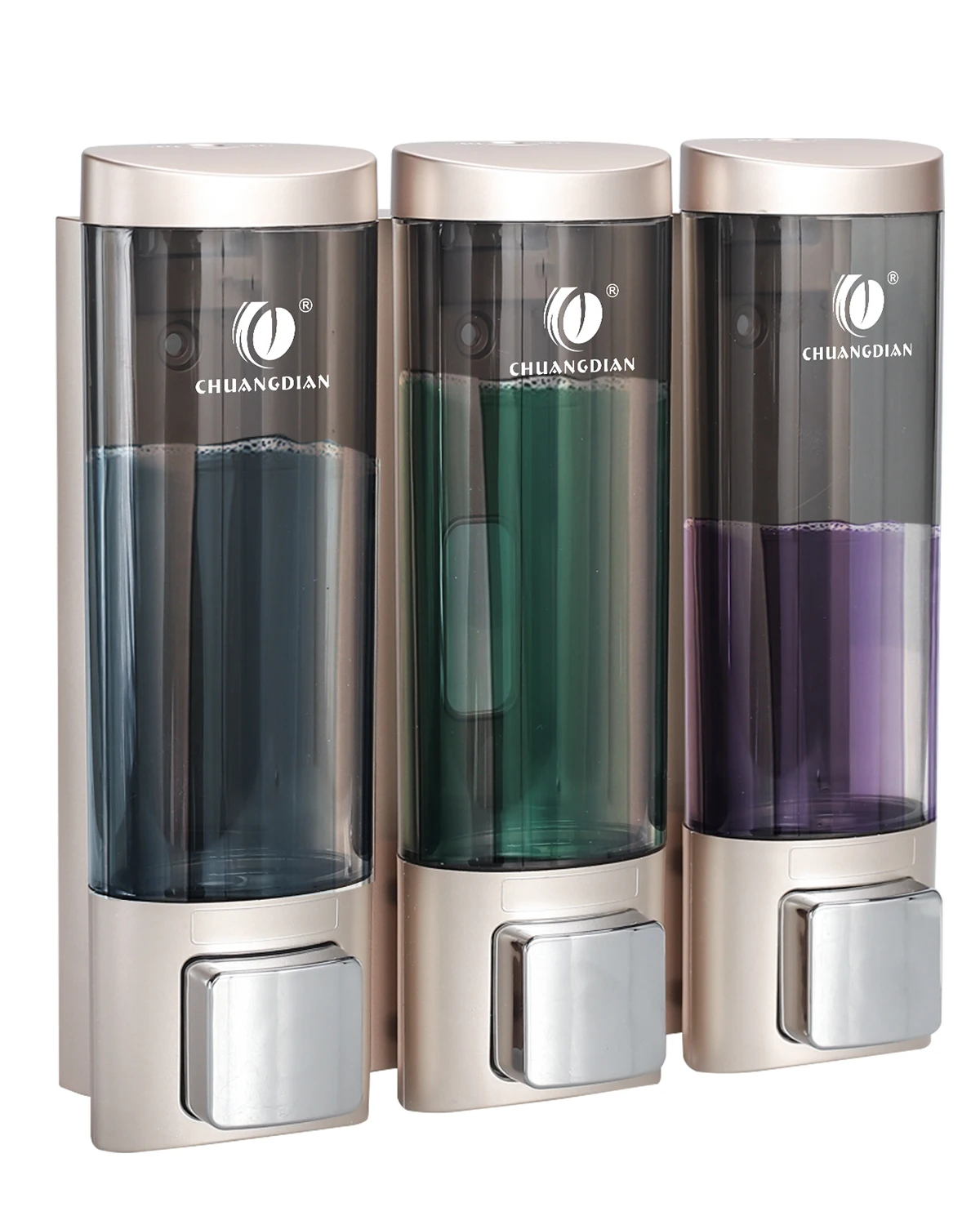 

Дозатор шампуня для душевой стены 1/2/3 × 200 мл, камера, многоразовая бутылка-дозатор для жидкого мыла, прозрачные контейнеры для ванной комнаты