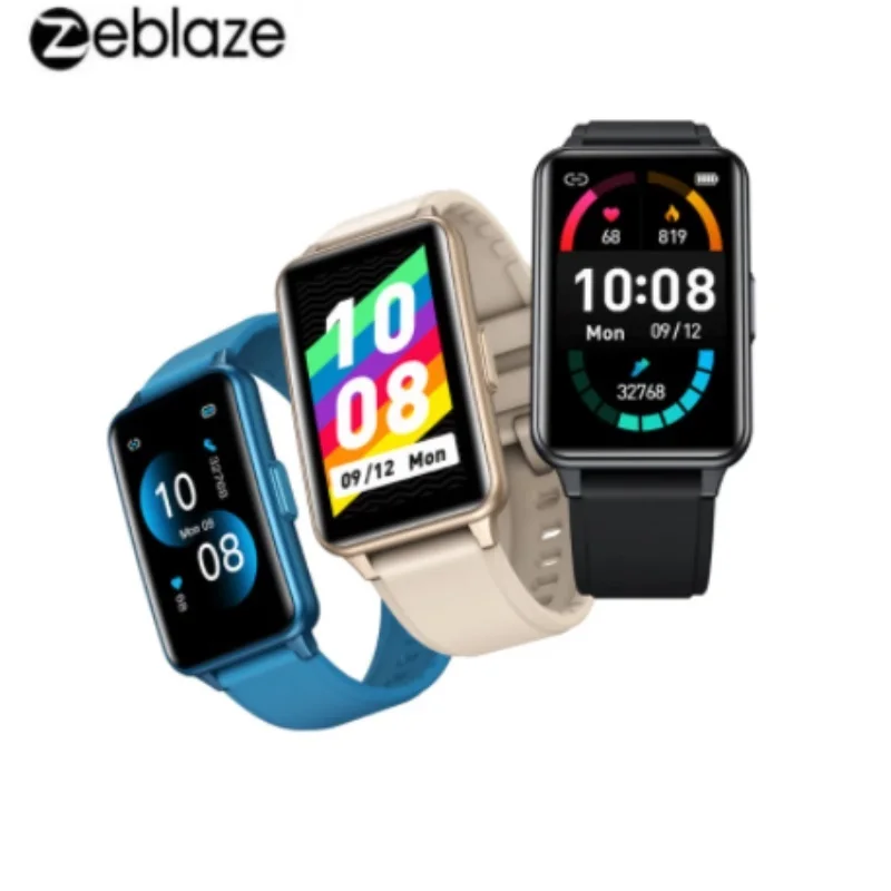 

New Zeblaze Meteor Smart Watch Fitness Health Tracking Super Long Standby IP68 Blood Oxygen Heart Rate Women's Smart Watch