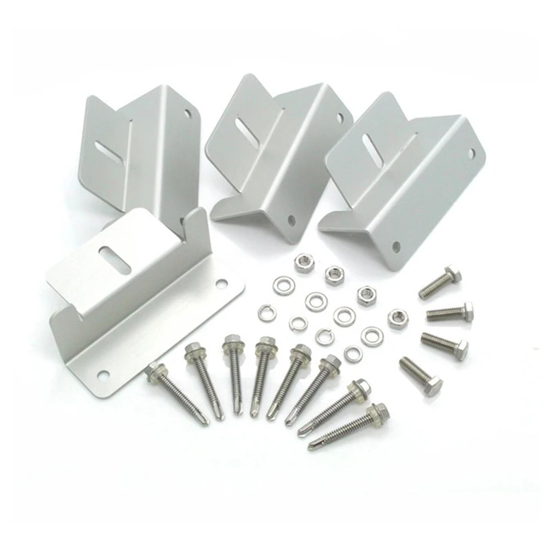 

1set Z-type Aluminum Solar Panel Roof Mounting Bracket For Carvan Roof Yacht Solar Panel Bracket Solar Z-Aluminum Bracket