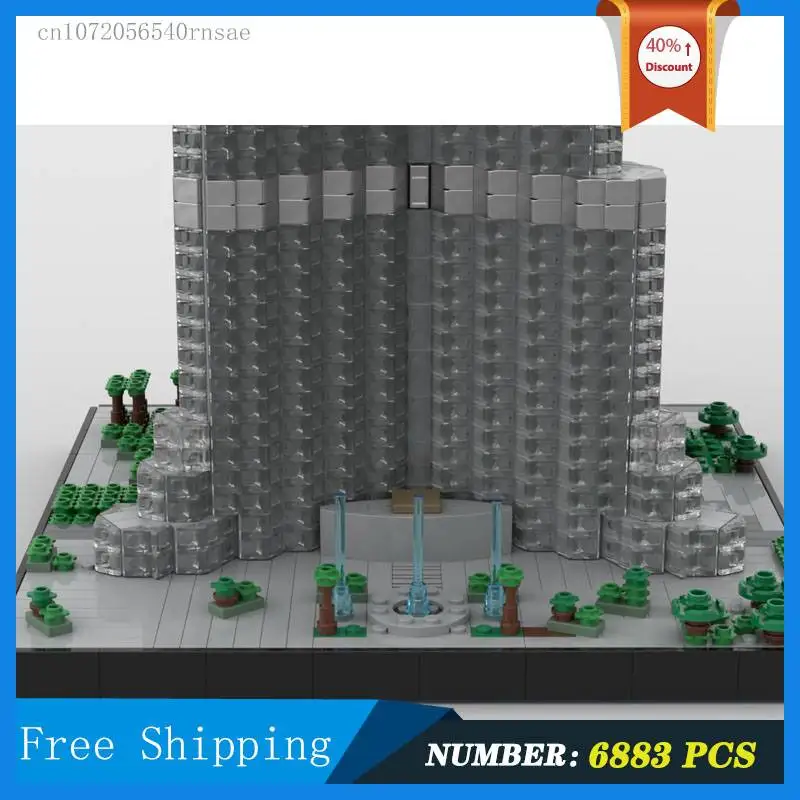 MOC City Architecture модель мировой башни строительный блок сборка вид на улицу коллекция