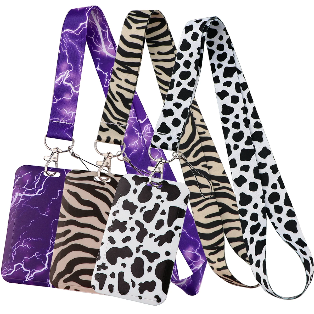 

Cute Badge Holder Bank Credit Card Holder Name Work Card Holder For Student Women Card Cover Business Card Lanyard Accessories