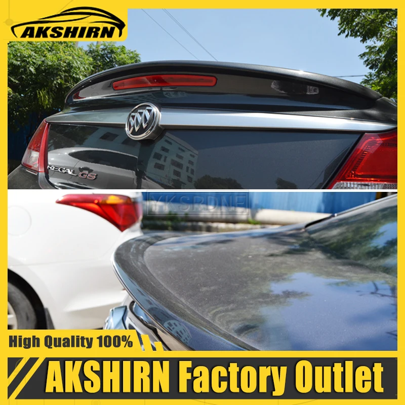 

Для Buick Regal GS Opel Insignia 2009-2015 Стайлинг автомобиля ABS пластик Неокрашенный задний Багажник крыло ботинка губа спойлер на крышу