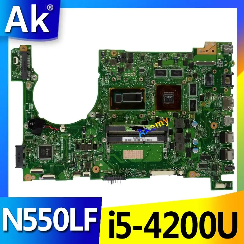 Материнская плата для ноутбука AK N550LF материнская Asus Q550LF rev2.1 со стандартным