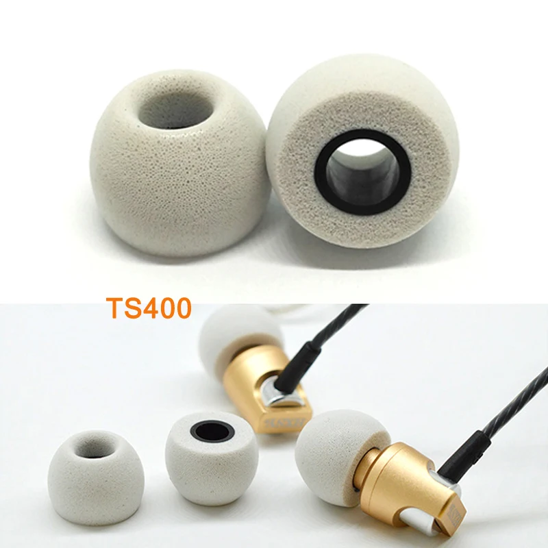 

1Pair TS-400 Memory Foam Eartips 4.9mm (L M S) Caliber For In-ear Earphone 4.9mm-6.0mm Headset Accessories Tips Sponge Ear Pads