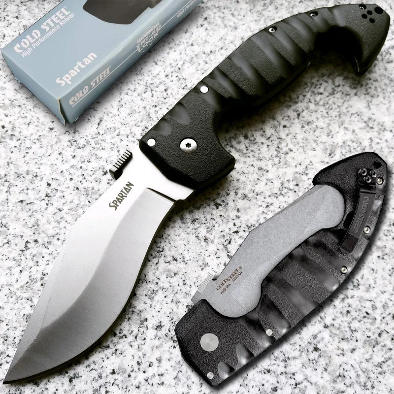 

High-end Cold Steel Spartan Tactical Folding Knife Sharp Matt Finished Blade Nylon Handle Edc Camping Hunting Survival EDC Tools