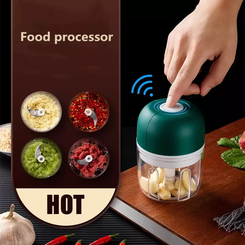 

Machine Crusher Garlic Chopper Meat grinder mini Vegetable chopper Food processor Blender Kitchen tools Meat grinder USB