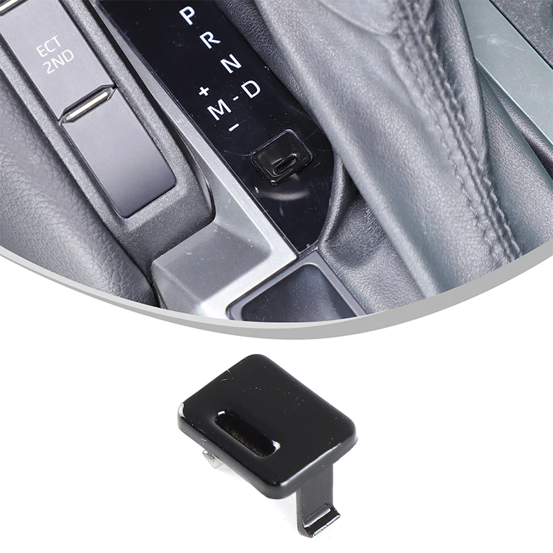 

Для Toyota Prado 2024 + модель кнопки блокировки переключения передач, крышка замка передач, маленькая кнопка, черный пианино, 1 шт.