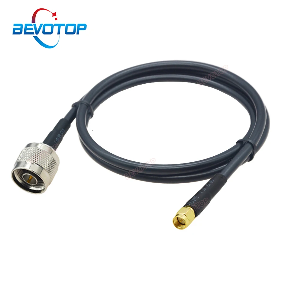 LMR240 Cable N Male to SMA Male Plug Connector 50-4 Coaxial Pigtail Jumper 4G 5G LTE Extension Cord RF Adapter Cables BEVOTOP