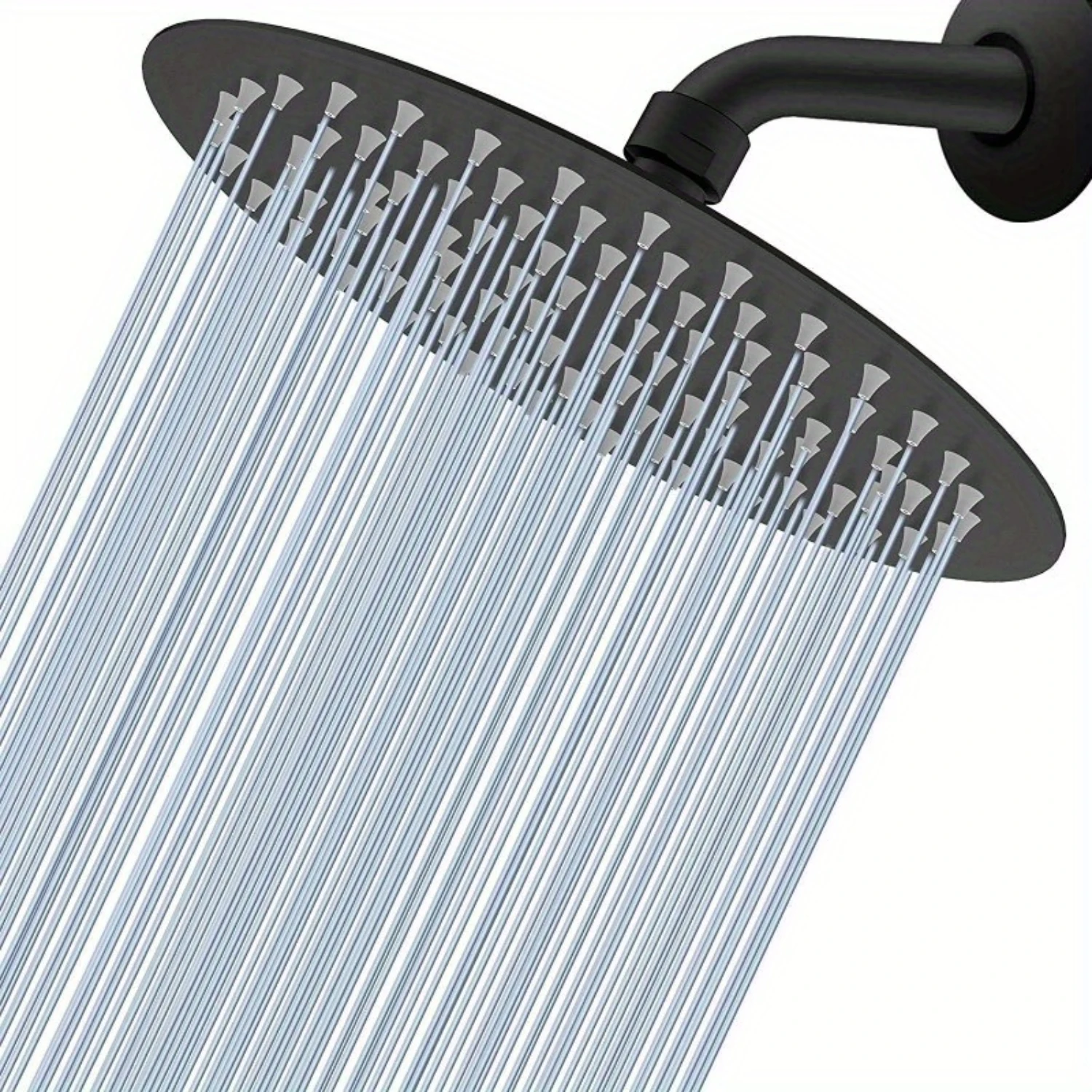 1pc 10 Inch Round Rain Shower Head High Pressure Flow Stainless Steel Rainfall Ultra-Thin Design-Pressure Boo