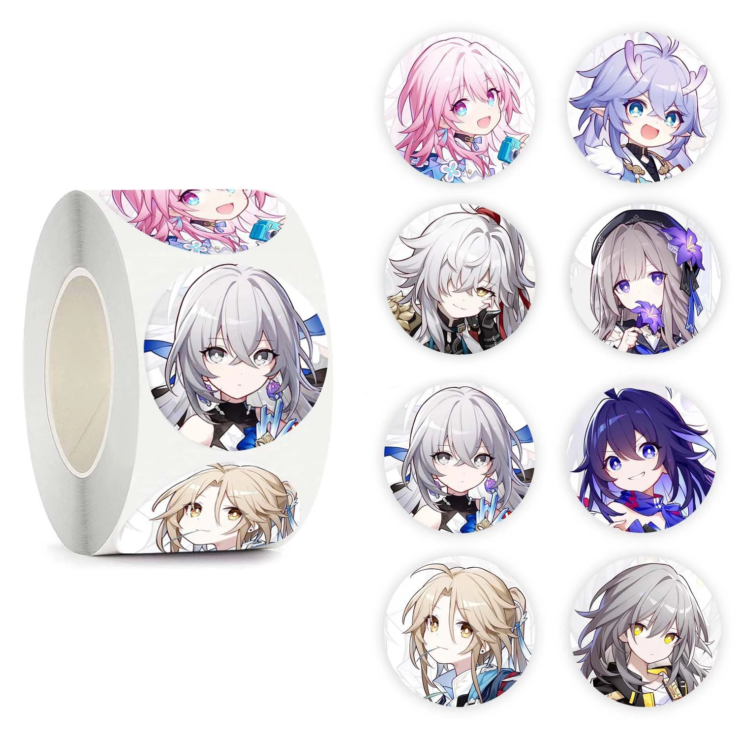 

500 шт./рулон, наклейки для канцелярских принадлежностей