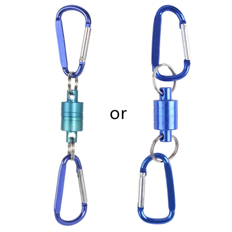 

Dropship Fishing Hiking Net Release Hanging Holder Magnet Buckle Carabiners Clip