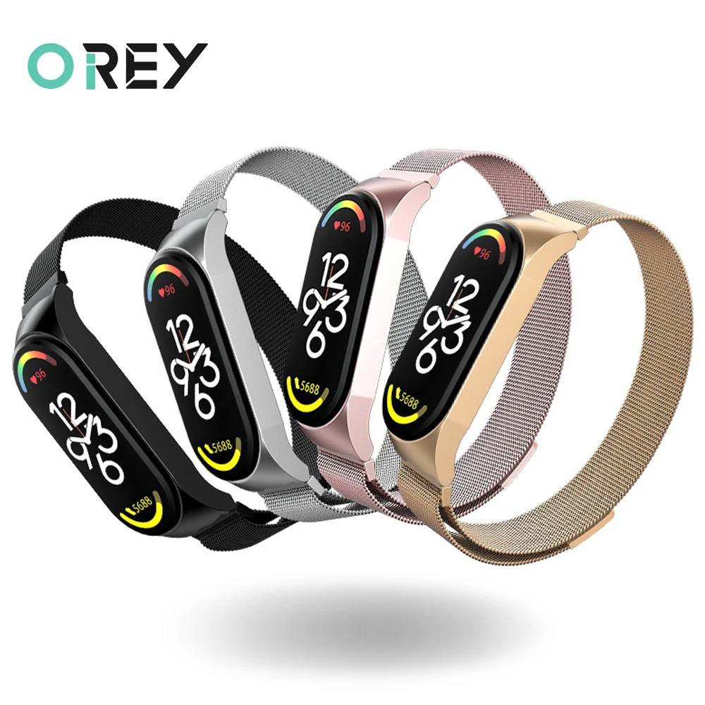 

Браслет для Mi Band 7, металлический ремешок, спортивный ремешок, ремешок для часов Xiami Xaomi Xiomi Xiaomi Mi band 7 band7, браслет