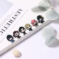 anime spy play house fashion personality badge pin accessories clothes neck metal jewelry pendant jewelry ania lloyd yoel gifts