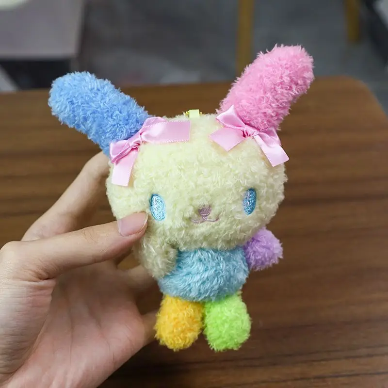 Плюшевая игрушка-брелок Usahana Sanrio: розовый двусторонний бант, мультяшный дизайн, милый аксессуар для рюкзака, подарок на День рождения или праздник для друзей (art.: 3920dc2a84e4d) - 3920dc2a84e4d
