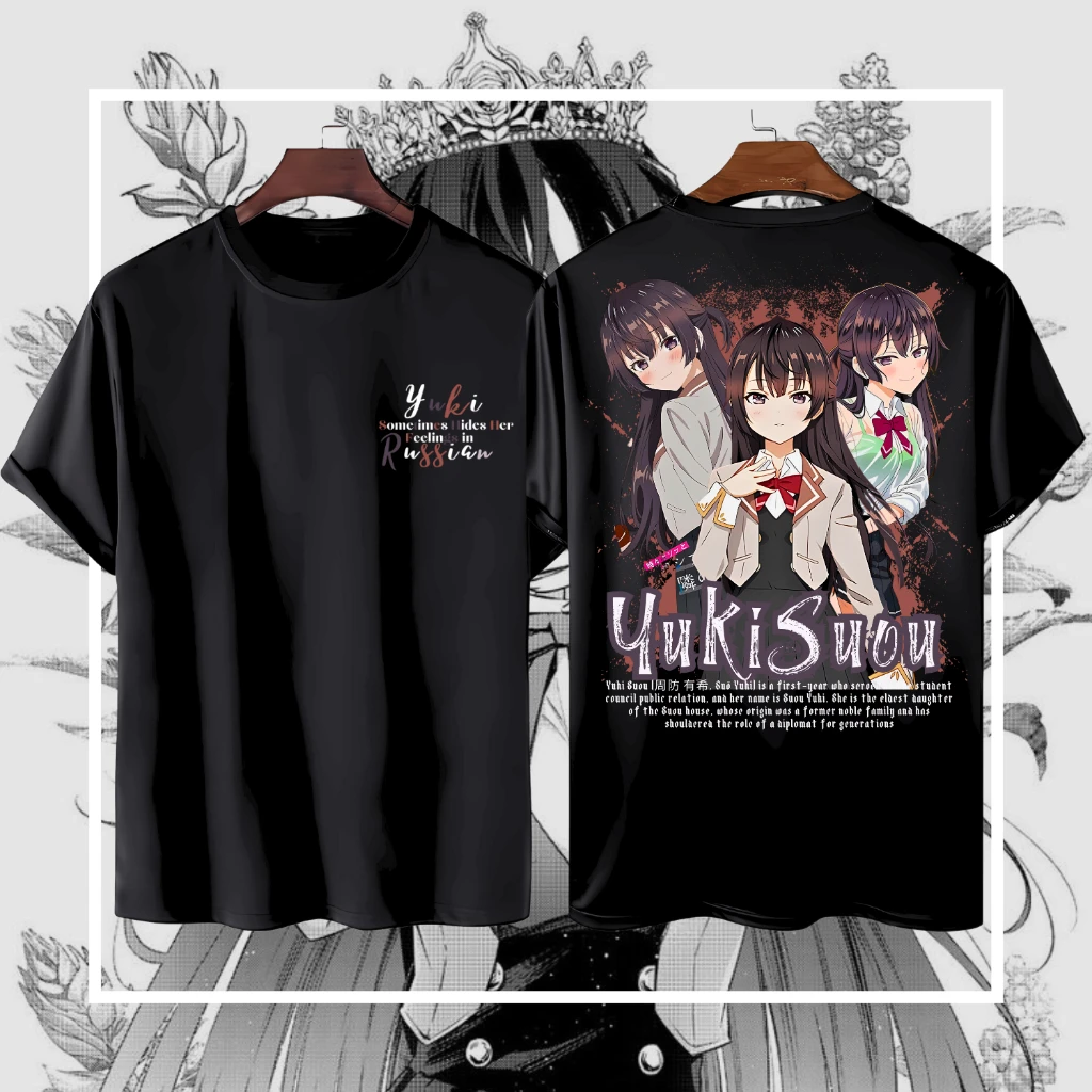 KRONE Kaos Anime ROSHIDERE Yuki Suou Katun Premium 24s Dewasa Oversize