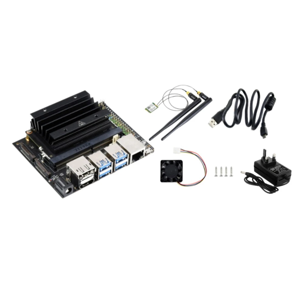 

For Jetson Nano 4GB Developer Kit AI Artificial Intelligence Development Board DIY Module with Cooling Fan UK Plug