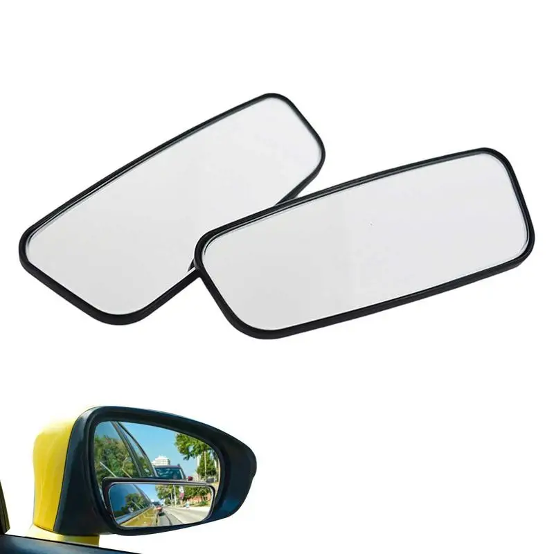 

Wide Angle Mirror Blind Spot Car Mirrors Under Mount Glass Frameless Curved Rear View Mirror Additional Mirror Safety Driving