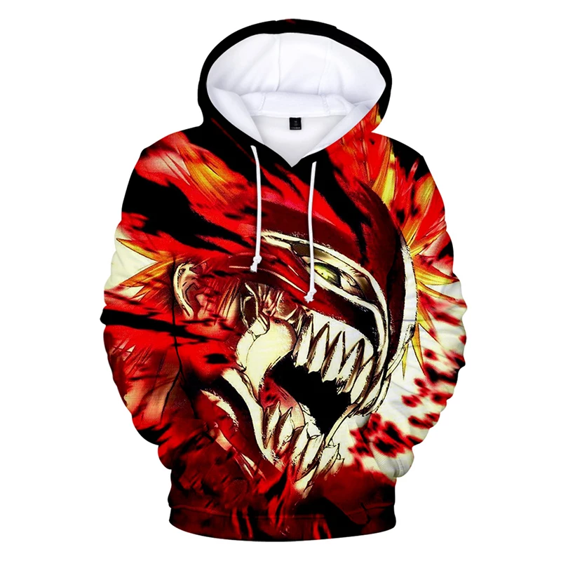 

Men Women Hoodie 3D Anime Bleach Hoodies Boy/WoBoy Sweatshirts Harajuku Hooded Boy Bleach Sweatshirt Tracksuits Boy girl Kids Cl