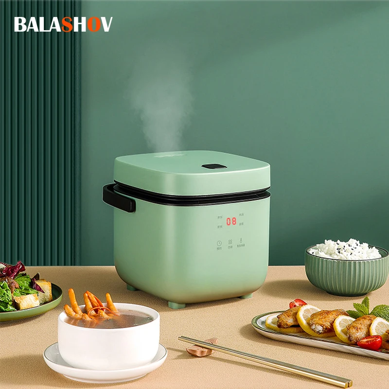 

Smart Mini Rice Cooker Electric Rice Cooking Machine Household 1-2 People Multicookers Egg Soup Steamer Kitchen Appliances 220V