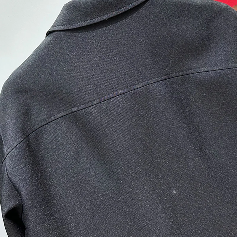 Осенняя Новая модная свободная универсальная дизайнерская короткая куртка PFHQ