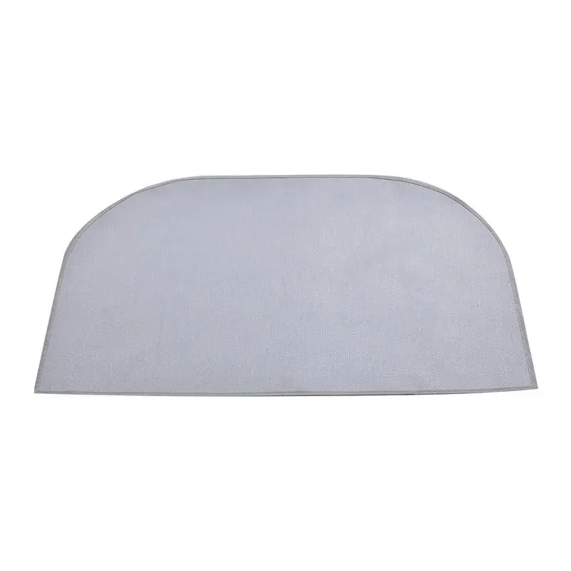 

Fire Retardant Heat Insulation Half Round Fireplace Carpet Nonslip Mat Survival Emergency Blankets For Fireplace Camping Pad