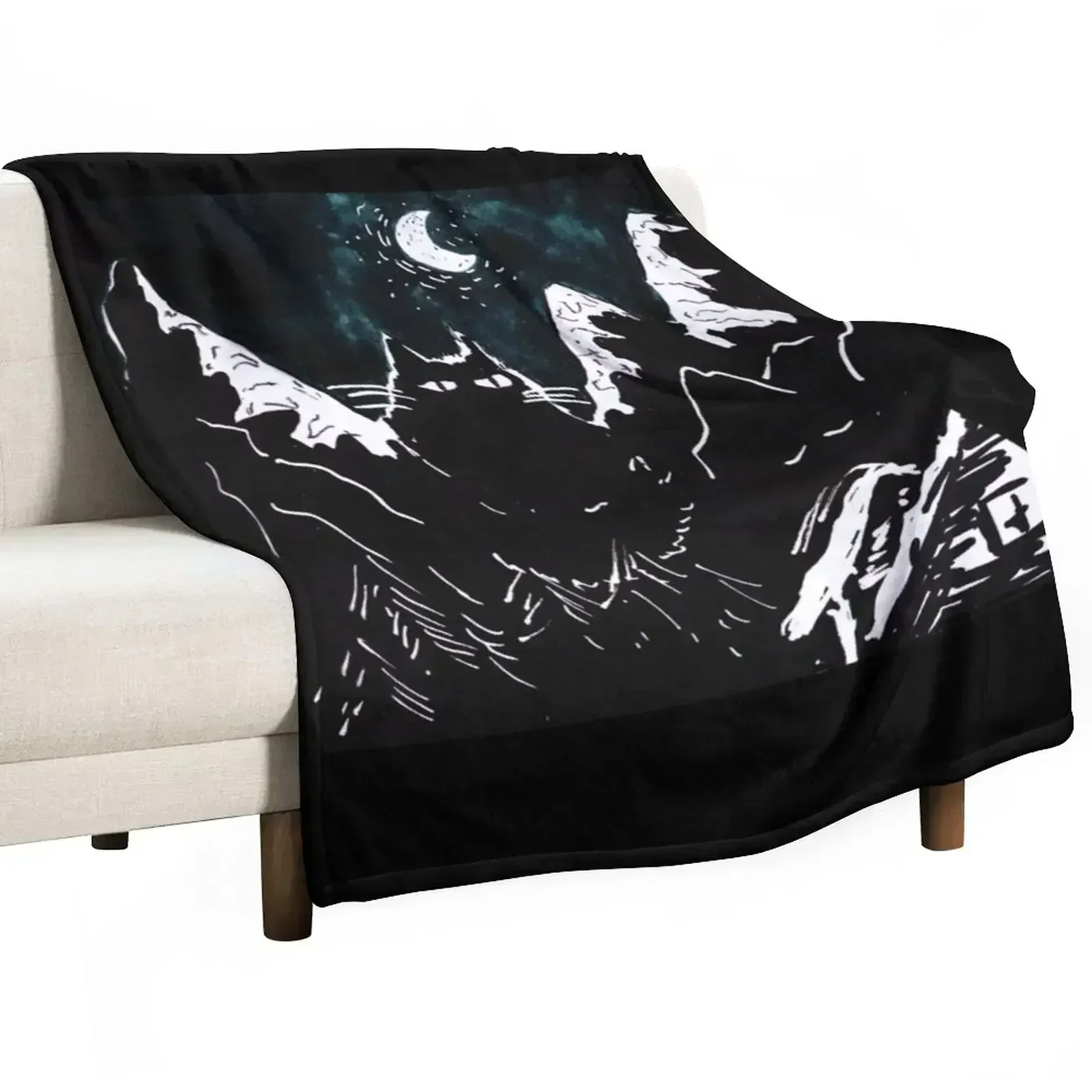 Jólak?tturinn - The Yule Cat Throw Blanket cosplay anime Weighted Blankets