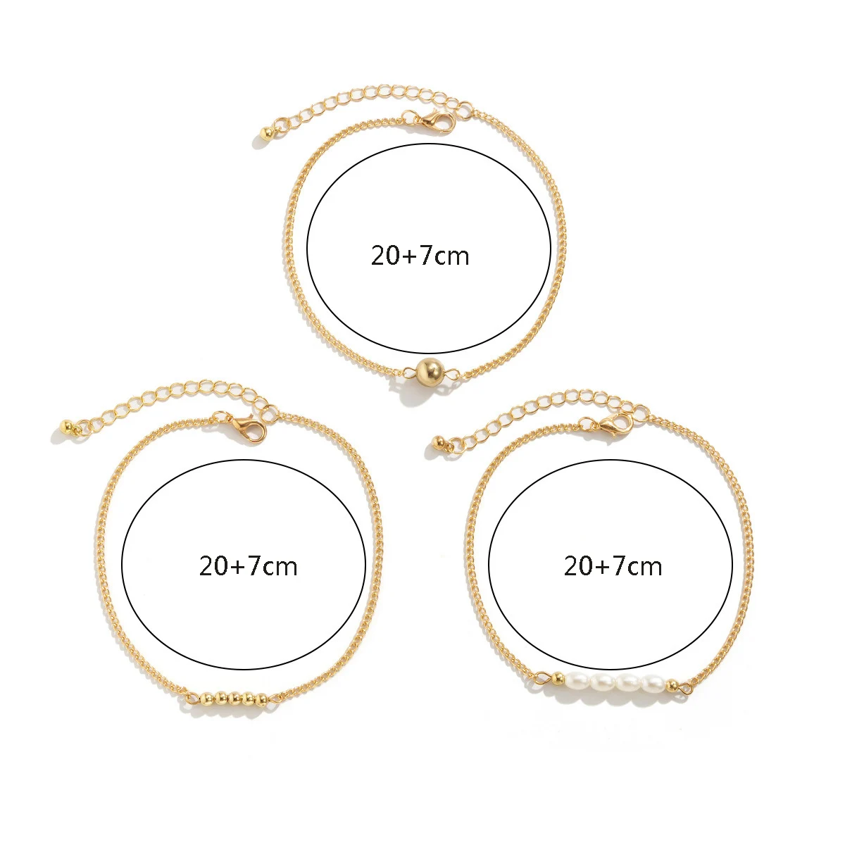 Ножной браслет в стиле бохо с разноцветными бусинами цепочка подвеской виде