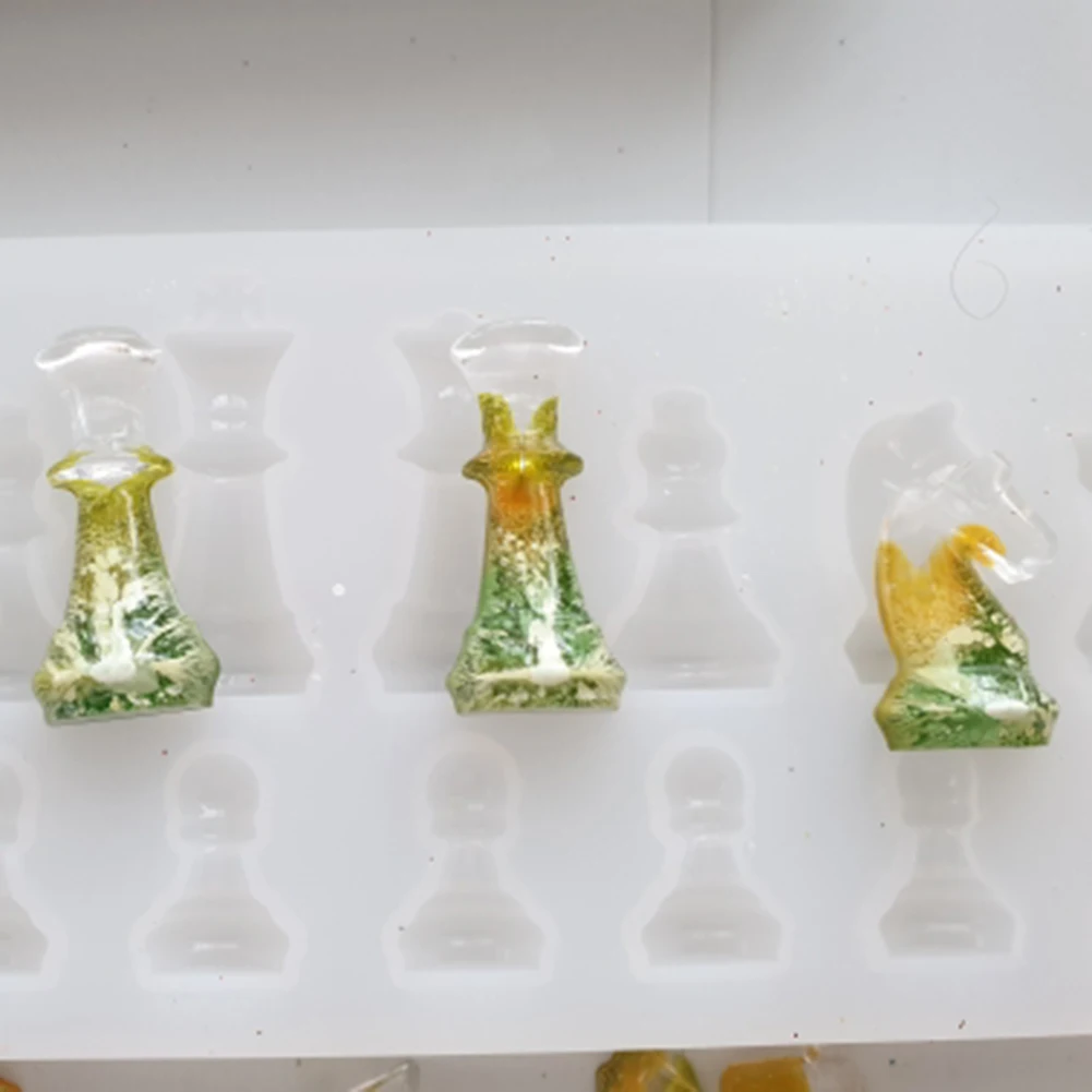 

Силиконовая форма, Международная Шахматная глина, эпоксидная смола, подвеска для торта, форма для льда, для самостоятельного изготовления ю...