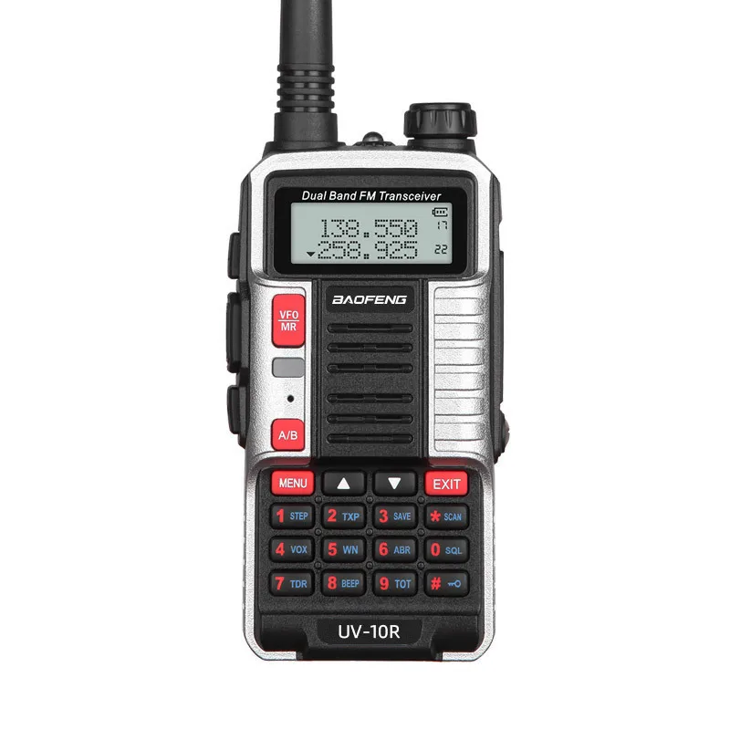 Портативная Двухдиапазонная рация Baofeng типа C CB Ham Radio 10W VHF UHF двухсторонняя UV10R 4