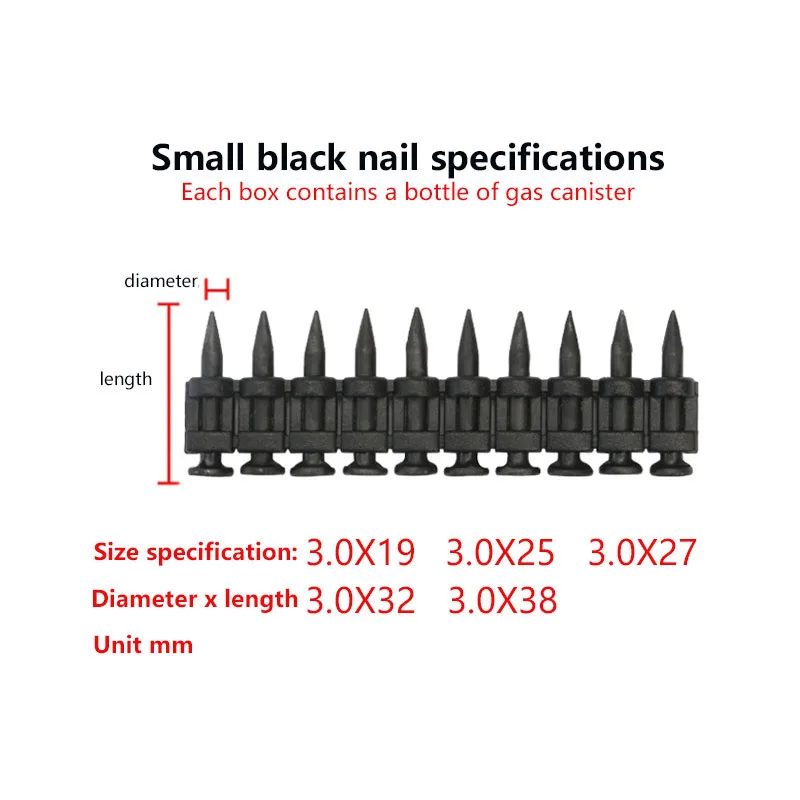 #65 стальные гвозди для аккумуляторного пистолета DCCN100X2 DCCN100X DCCN90S2
