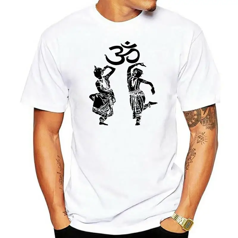 

Buddhist Yoga T-Shirt Hindu Om Aum Meditation Harmony Zen Spiritual Chakra Tee Style Round Tee Shirt