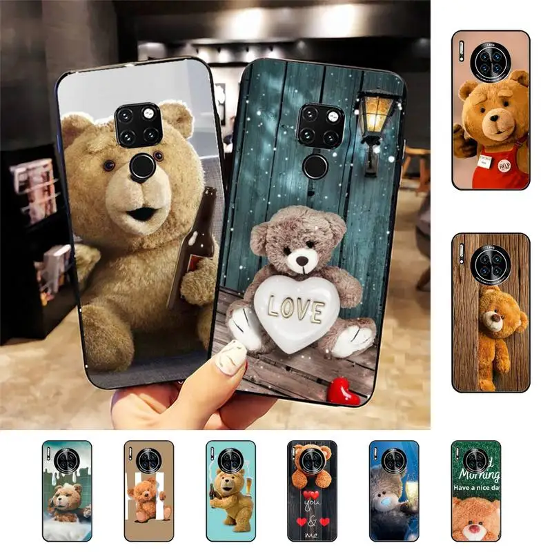 

Ted Bear Phone Case for Huawei Mate 20 10 9 40 30 lite pro X Nova 2 3i 7se