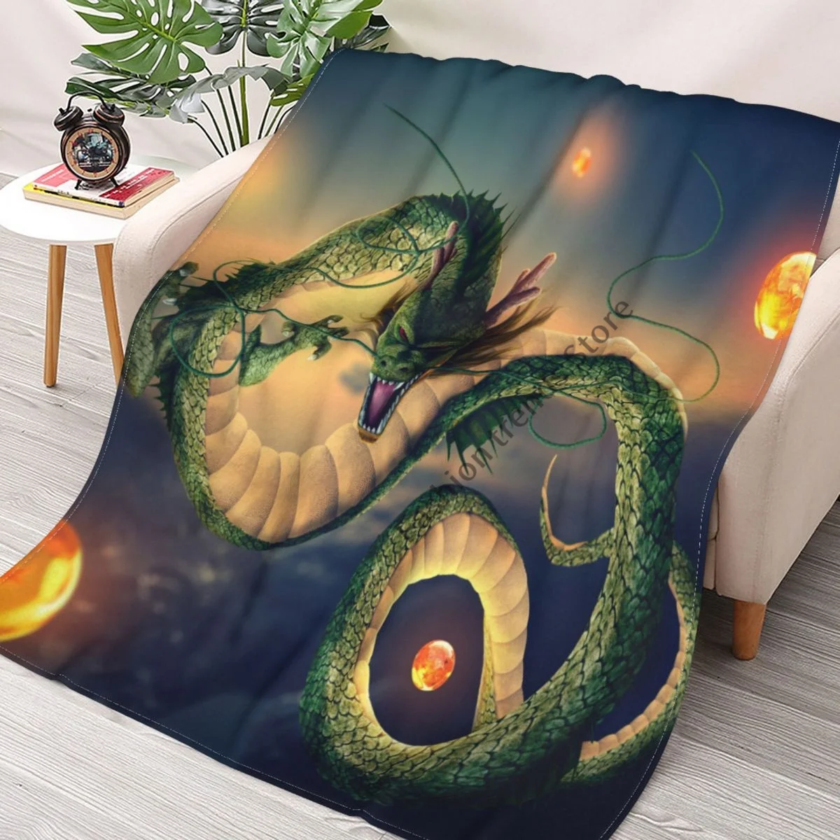 

Dragons Anime Animal Blankets Flannel Autumn/Winter Zodiac Myth Multifunction Soft Throw Blankets for Sofa Bedroom Bedspread