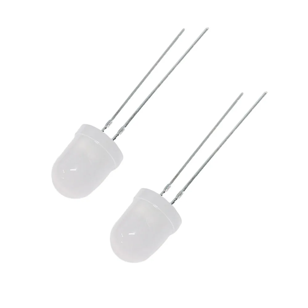 

10PCS Fog LED Diode 8MM White Red Yellow Blue Green Led Lights Diodes