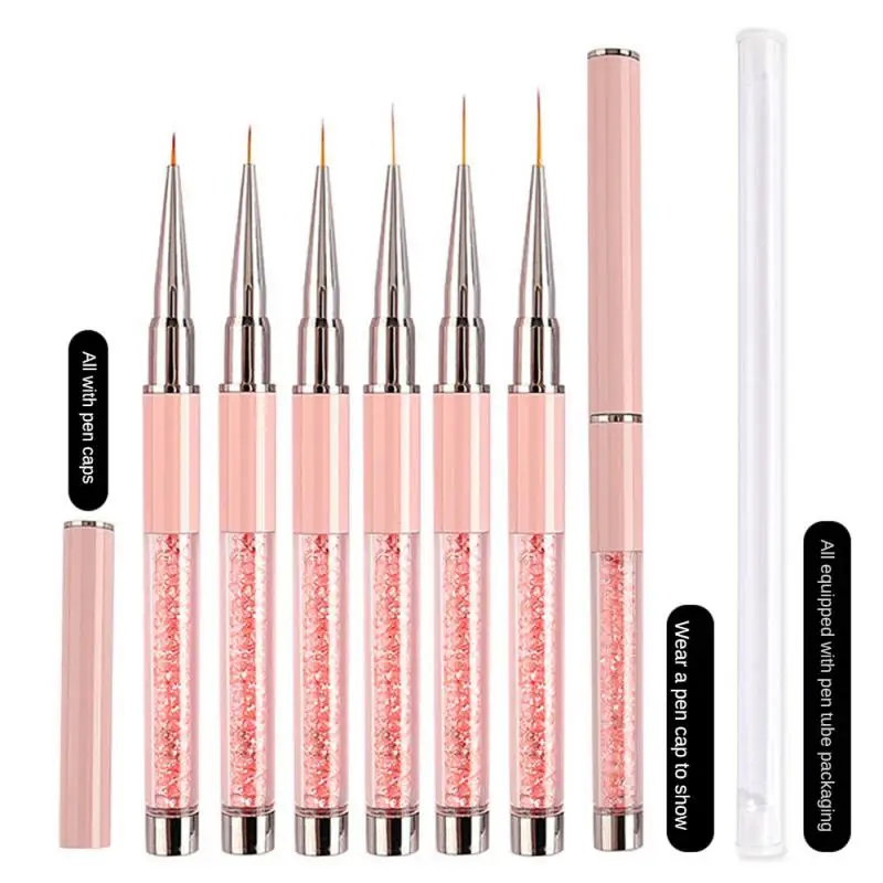 Кисть для дизайна ногтей линия полоса цветочная ручка рисования акриловый