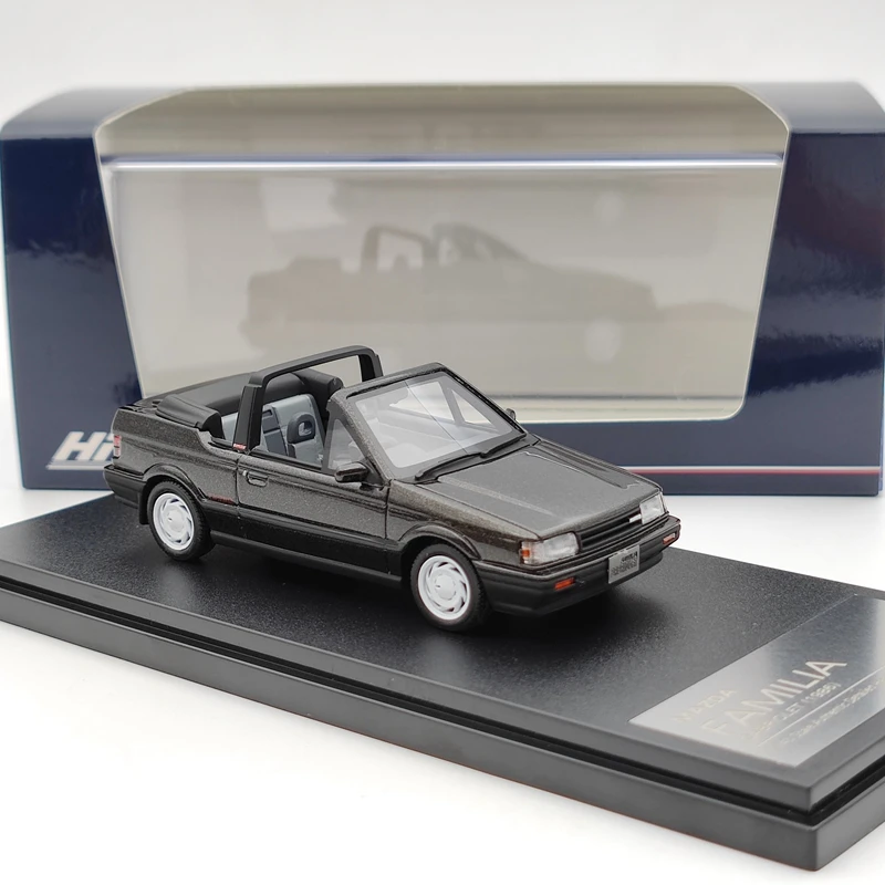 

Hi Story 1/43, модель автомобиля Mazda семейный кабриолета 1986, Реалистичная полимерная статическая модель автомобиля