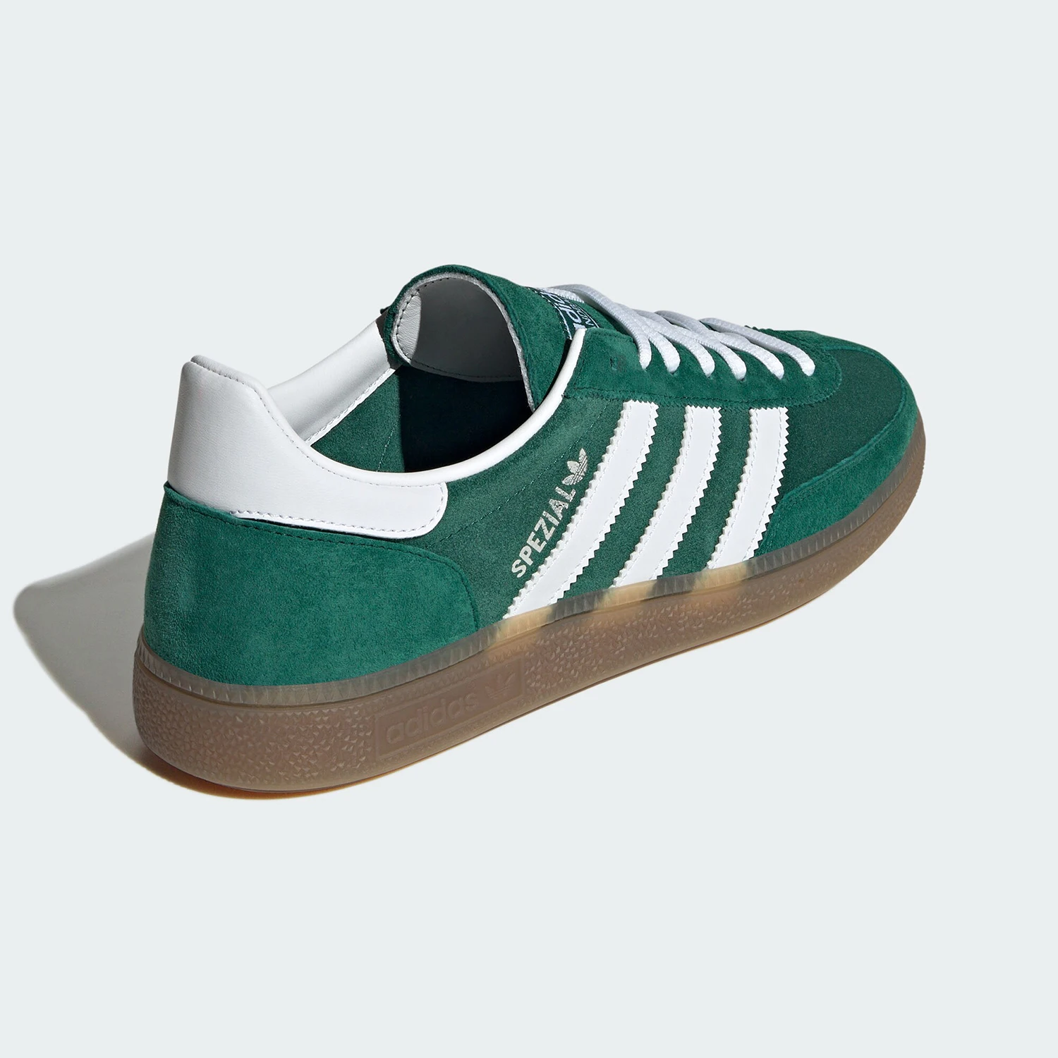 Фото Оригинальные мужские и женские спортивные низкие кроссовки Adidas Spezial Three Leaves IF8913 №3