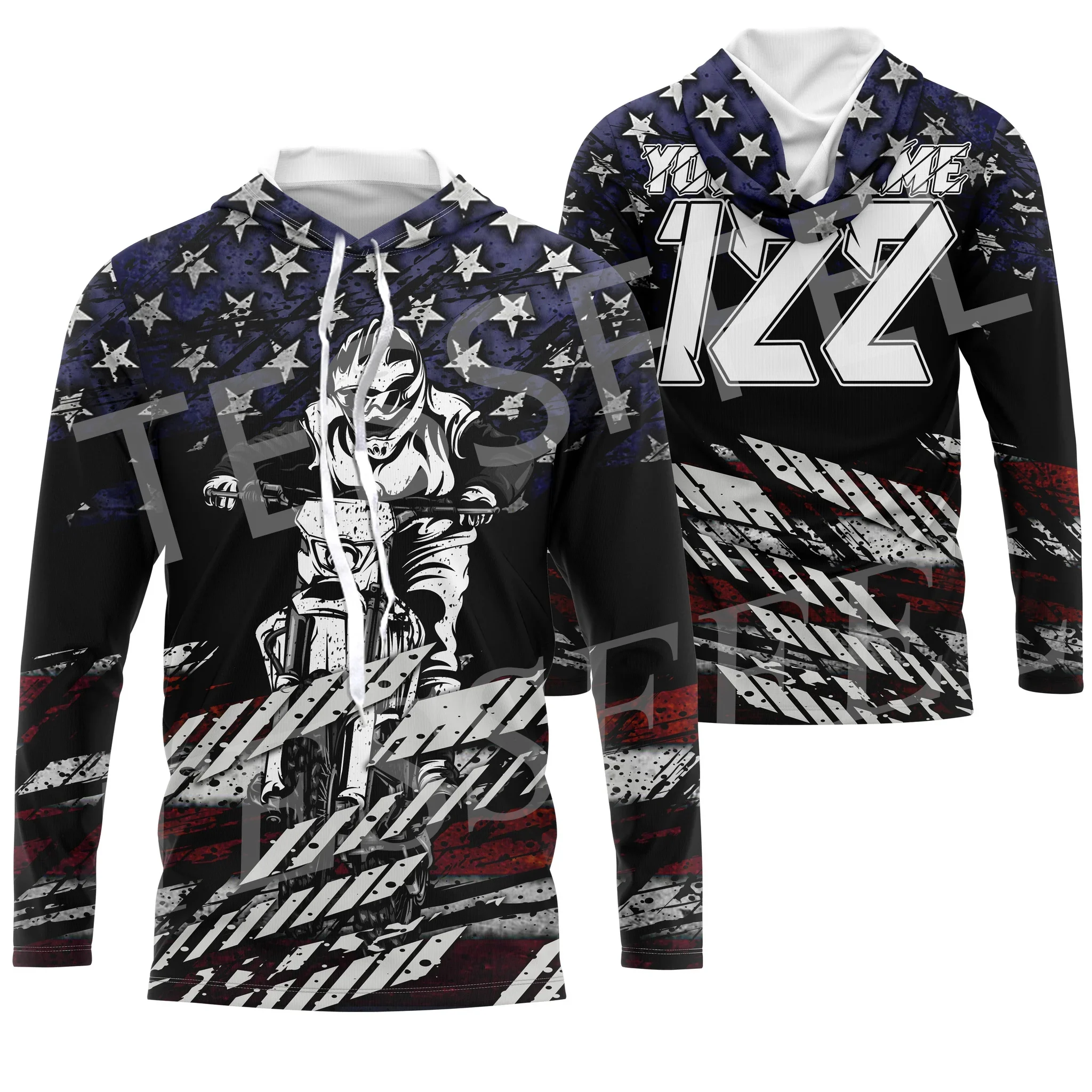 Камуфляжный Повседневный пуловер в стиле Харадзюку для мотоцикла