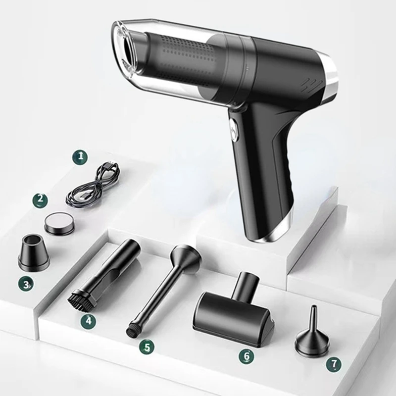 

Автомобильный пылесос 12000 ПА беспроводной ручной мощный Пылесос портативный робот для автомобиля Дома Офиса Замена