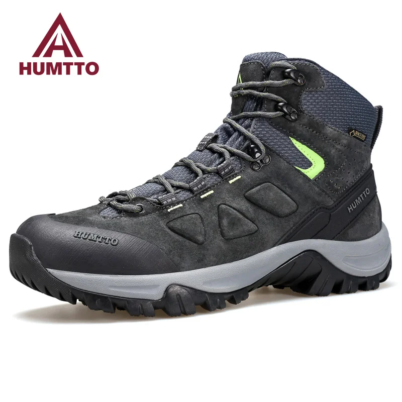 HUMTTO Waterproof Hiking Shoes Male Luxury Designer Outdoor Hunting Sneakers for Men Winter Sports Climbing Trekking Boots Mens