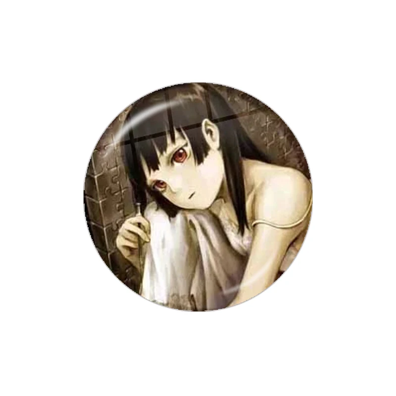 Аниме серийные эксперименты фигурка Lain 12 мм/16 мм/18 мм/20 мм/25 мм/30 мм круглая