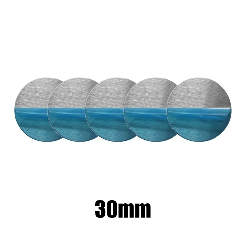 

5 шт. универсальные металлические дисковые пластины для магнитного автомобильного держателя телефона, наклейки из железного листа, магнитная подставка для телефона, аксессуары